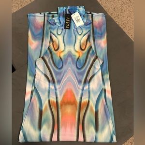 AFRM Serenity Maxi Dress in Cyber Blue Metaverse Dress